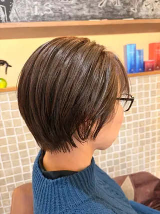 ショート くびれショート・ボブ カットorパーマ特化のヘアスタイル