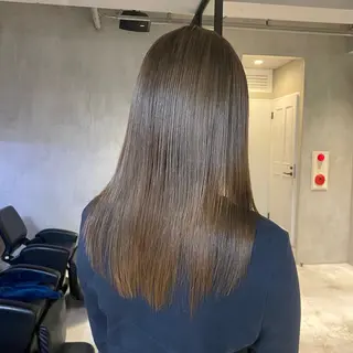 ロング カラー ひなた/elima 調布/暖色カラーのヘアスタイル