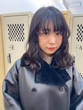 セミロング SUNC/🤎 オオクマ　カナエ🤎のヘアスタイル
