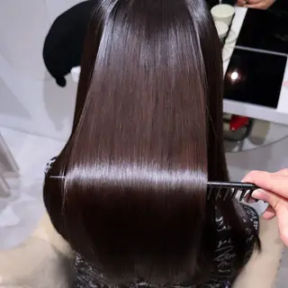 セミロング 髪質改善|レイヤー| 三宅星哉のヘアスタイル