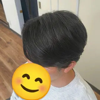 ショート パーマ メンズ 村松 和歌子のヘアスタイル