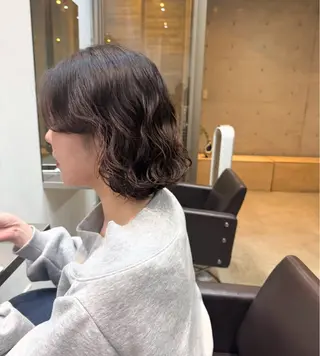 ショート 🌿朝5分でお洒落 パーマスタイル🌿のヘアスタイル