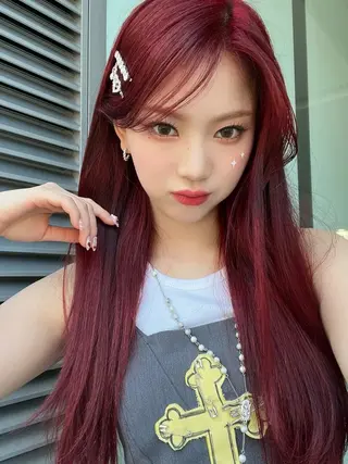 ロング 🍒韓国y2k暖色 NO.1🍒REAのヘアスタイル