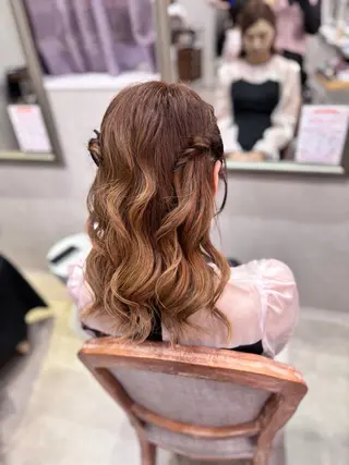 ヘアアレンジ 🫧aika/大宮 /暖色/レイヤー🫧のヘアスタイル