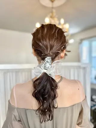 ロング 北本 美幸のヘアスタイル