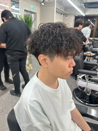 パーマ メンズ メッシュパーマ支持率 ◎大宮/隼也のヘアスタイル