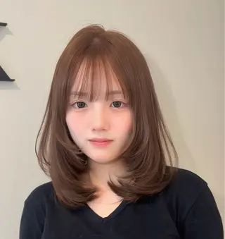 ミディアム カラー マツパ/激カワ束感♡ 絆のヘアスタイル