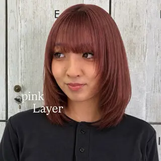 カラー 淡色┊︎ナチュラル 🧁奈那美🧁*.゜のヘアスタイル