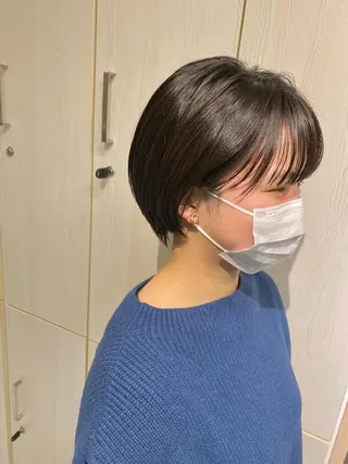 ショート ハイトーン×似合わせ 🌱中川慎之介のヘアスタイル