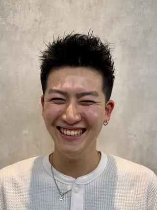 ショート メンズ インフィニィトネオ 三浦のヘアスタイル