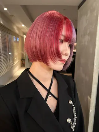 ショート カラー デザイン/アレンジ ❤︎イシイレイのヘアスタイル