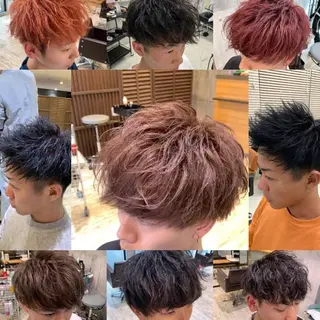 パーマ メンズ 野々村 麻由のヘアスタイル