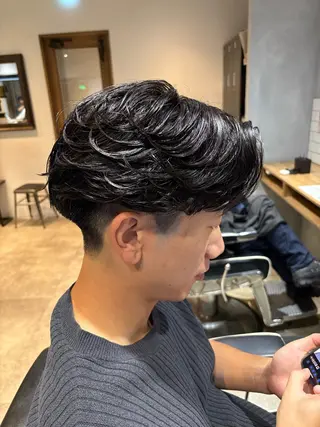 ショート パーマ メンズ 清水 men'sパーマ特化のヘアスタイル