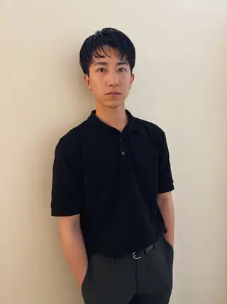 ショート メンズ 難波 晃助のヘアスタイル