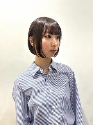ショート ボブ人気No,1✨ TAME副店長のヘアスタイル