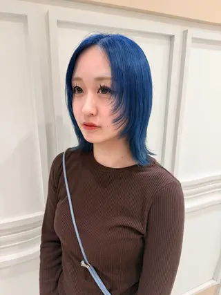 ショート 推しカラー🌙 RIHOのヘアスタイル