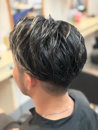 カラー メンズ メンズ特化/パーマ/ フェードWATARUのヘアスタイル