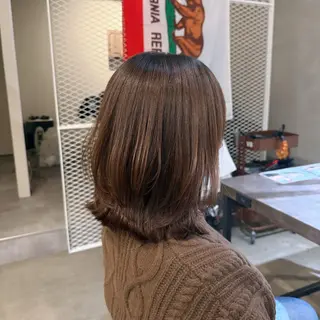 ミディアム Heath 姪浜 ⌇フタバのヘアスタイル
