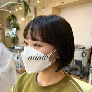 ショート カラー しま ななこのヘアスタイル