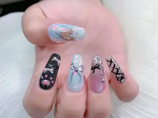 ロング Mika Nail 池袋のネイルデザイン