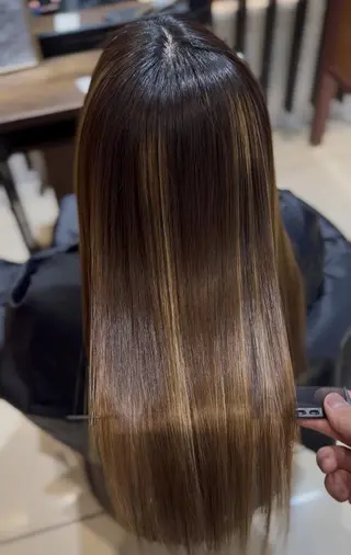 ロング FJ/髪質改善💎 縮毛矯正/特化サロンのヘアスタイル