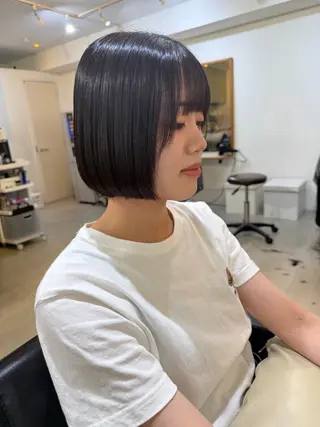 ショート ボブ人気No,1✨ TAME副店長のヘアスタイル
