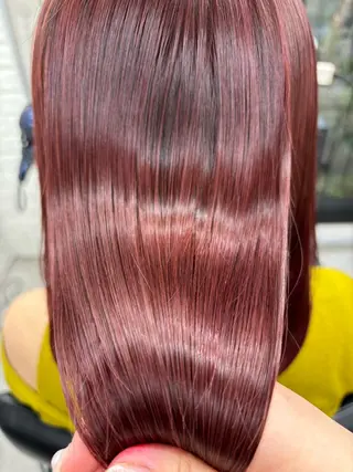 ロング カラー 梅雨対策すぐ巻ける ☔️縮毛矯正勝倉　麗のヘアスタイル