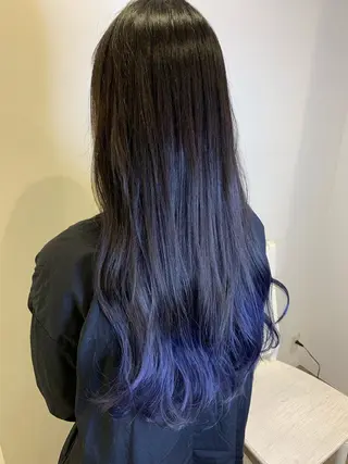 ロング カラー 山本 章人のヘアスタイル