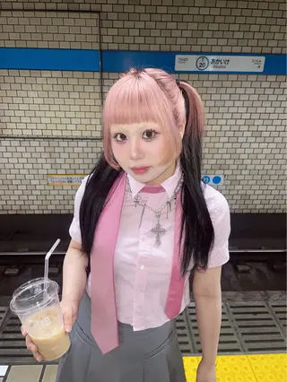 ロング カラー デザインカラー /rioのヘアスタイル
