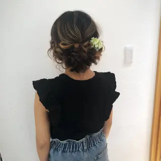 ヘアアレンジ KUDAKA MOMOKOのヘアスタイル