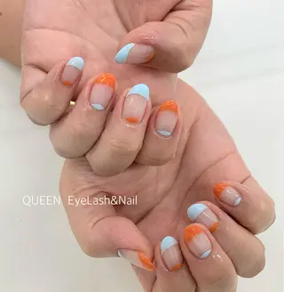 ミディアム カラー ネイル Bloom Nailのネイルデザイン