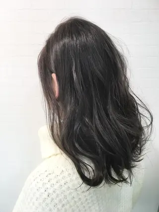 セミロング レイヤー/髪質改善 /山永圭介のヘアスタイル