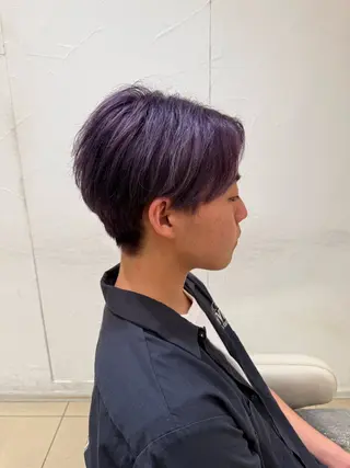 ショート カラー メンズ メンズ特化型美容師 栗山勇人のヘアスタイル
