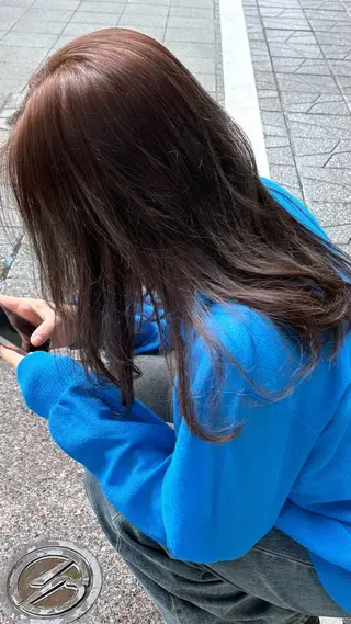 ロング カラー 🍓ブリーチカラー 🎀nene🍓のヘアスタイル