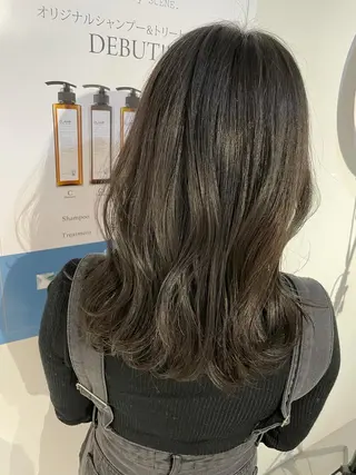 セミロング カラー 🍊新宿南口🍊 ERINAのヘアスタイル