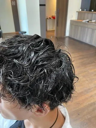 パーマ メンズ 杉山 拓矢のヘアスタイル
