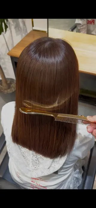 セミロング 渡邉 玲音のヘアスタイル