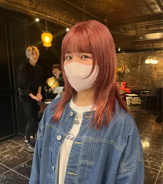 セミロング カラー 🫧透明感カラー🫧 SHINSEIのヘアスタイル