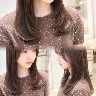 ロング カラー 🩰Kurumi🩰 レイヤーカットのヘアスタイル