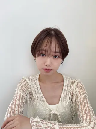 ショート 佐々木陸/ショート特 化/明るい白髪染めのヘアスタイル