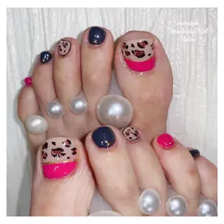 ミディアム ネイル 🐾enen style 🐾のネイルデザイン