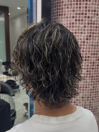 ミディアム メンズ 💈メンズ特化/ パーマ特化ren🎸のヘアスタイル