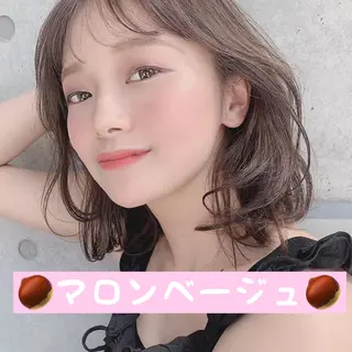 セミロング カラー 🫧渋谷美容師 たくみ🫧のヘアスタイル