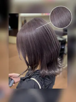 ミディアム 限界オタク美容師 💜Natsuki☁のヘアスタイル