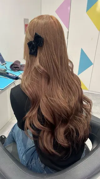 カラー akari🎀🤍 ガーリーstyleのヘアスタイル