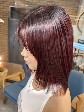 ミディアム 剣太郎カットモデル 10㎝カット募集中のヘアスタイル