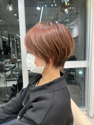 ショート レイヤー/ショート/ 山見陽のヘアスタイル