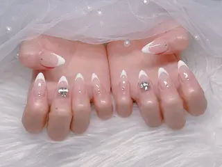 カラー ロング 高橋 ユキのネイルデザイン