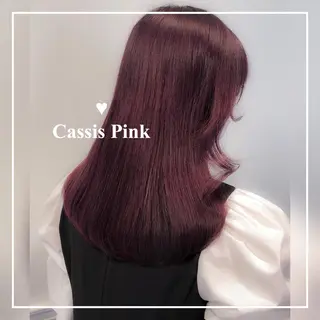 セミロング カラー miyu /トレンド カラー×艶髪のヘアスタイル