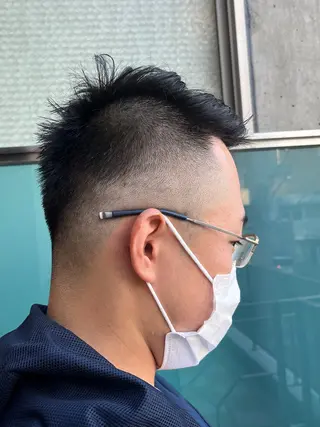 ショート メンズ 久木原 ゆりのヘアスタイル